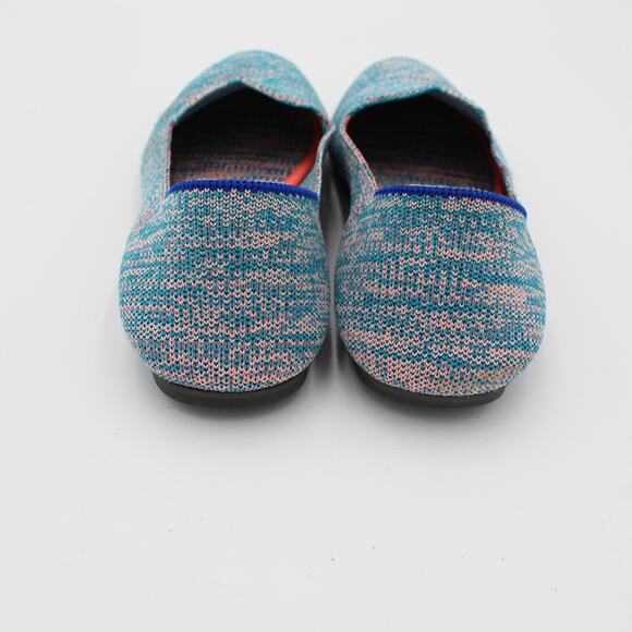 Rothys The Flat Womens Size 12 Blue Knit Slip On Ballet Comfort Shoe Limited - Picture 4 of 8